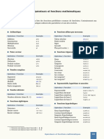 Annexe A - Operateurs Et Fonctions Mathematiques