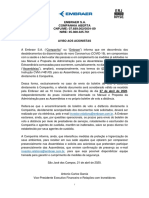 Embraer - Aviso aos Acionistas - Flexibilização prazo BVD (v. BMA 20.04.2020) v.limpa_PORT