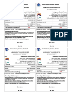 Bank Copy Account Copy: Admission Processing Fee Admission Processing Fee