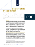 CBI-Tailored Intelligence Study Tropical Timber