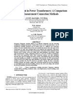 Winding Movement in Power Transformers A Comparison of FRA Measurement Connection Methods PDF