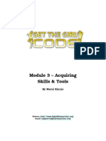 Acquiring Skills and Tools PDF