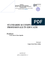 Standarde si competente  in educatie