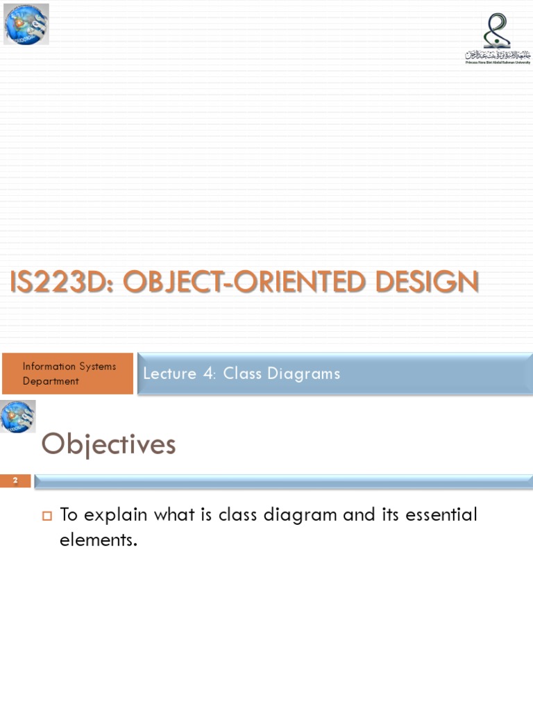 Lecture 4 Class Diagrams PDF | PDF | Class (Computer Programming ...