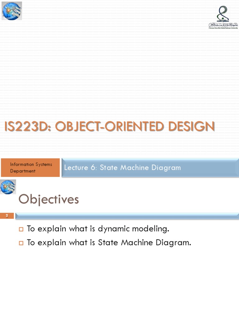 Lecture 6 State Machine Diagram | PDF | Class (Computer Programming ...