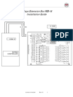 Relays Extension Box REB-16 Installation Guide: N GND