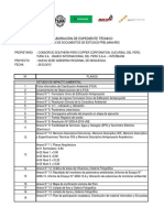 Relación de Planos Expediente Técnico - NSGRM 26mar2015