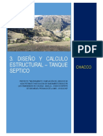 03.3.3 Diseño Estructural Tanque Septico