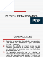 Presion Metalostatica