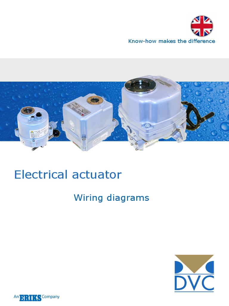 Electric Actuator Wiring PDF Mains Electricity Valve