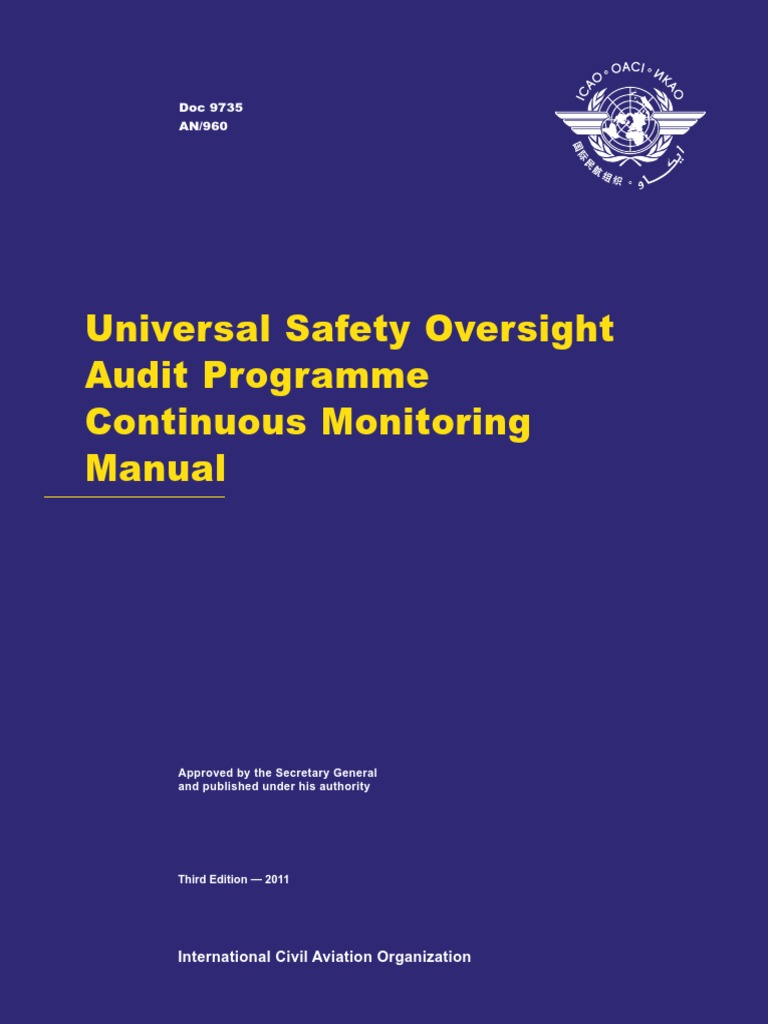 Universal Safety Oversight Audit Programme Continuous Monitoring Manual