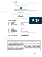 Sílabo de investigación aplicada IV -COMPUTO  VIII