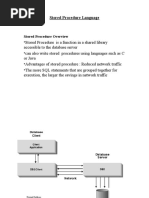 Stored Procedure Language