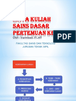 Pertemuan - Ke-9 Sains Dasar PDF