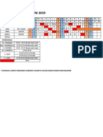 Schedule Nebu Juni 2019: Nama Posisi