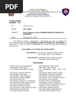 Number 105: Letter Orders