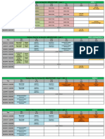 Delivery Plan For 1st Sem B.E. ARCHITECTURE - Cycle 1: Week 1