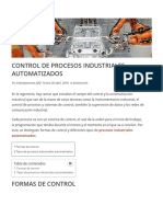 Control de Procesos Industriales Automatizados - Estampaciones JOM