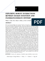 Exploring Robust Interactions Belween Human Intention and