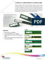 Datasheet-DDR3L 1600 U-DIMM - R-DIMM - SO-DIMM-20160923