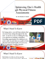 Lesson 7: Optimizing One's Health Through Physical Fitness Assessments