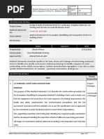 Backfilling and Compaction Method Statement | PDF | Specification ...