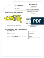 Cameroon Civil Engineering Exam