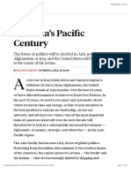 Clinton - America's Pacific Century - Foreign Policy