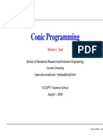 Conic Programming Overview