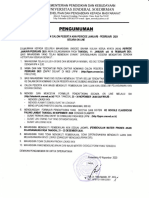 Pengumuman Pendaftaran KKN 2021 PDF