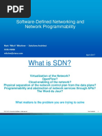 Software-Defined Networking and Network Programmability: Mark "Mitch" Mitchiner - Solutions Architect CCIE #3958