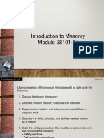 Introduction To Masonry