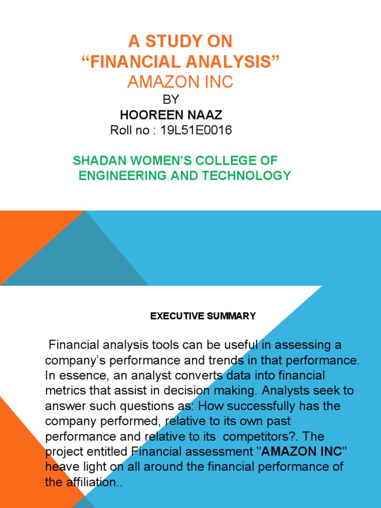Amazon Inc Financial Performance Analysis | PDF | Data | Financial ...