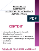 Seminar On Composite Materials in Aerospace Applications