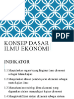 Konsep Dasar Ekonomi