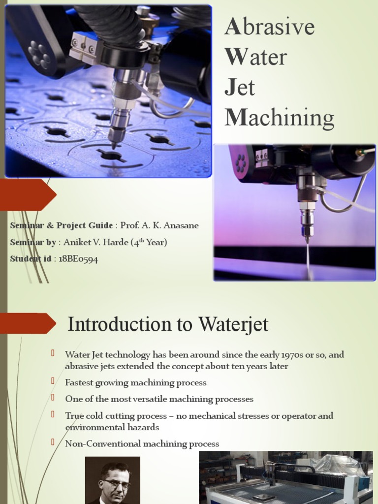 Abrasive Waterjet PDF Abrasive Machining