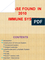 Disease Found in 2010: Immune System