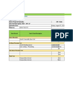 Client - Name: Item - Name: Opportunity # Item's Projected Quantity 120 - Units Quotation Date: Phone No. Item Size/Description: H10", W8",D"