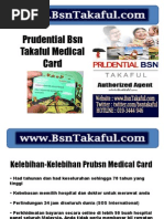 Prudential BSN Takaful Medical Card