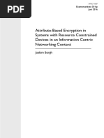 Attribute-Based Encryption in Systems With Resource Constrained Devices in An Information Centric Networking Context