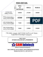 Fees Detail: DCA & Autocad Hdca Pgdca