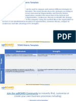 Free TOWS Matrix Template PowerPoint Download