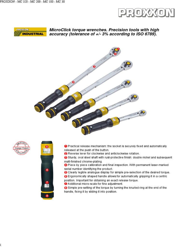 Microclick Torque Wrenches. Precision Tools With High Accuracy