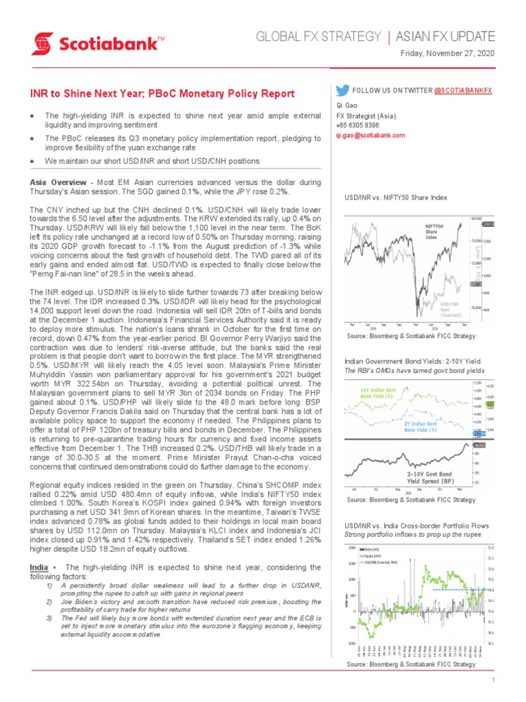 Global FX Strategy | PDF | Monetary Policy | Renminbi
