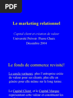 Le marketing relationnel