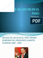 La Crisis de Los 90 en El Perú