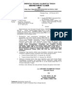 Nomor - 893 - 83 - II.1 - BKPP Yth. 1. Kepala BKPP - BKD Kabupaten - Kota Sifat - Penting. Se Kalimantan Tengah. Lampiran - 1 (Satu) Berkas.