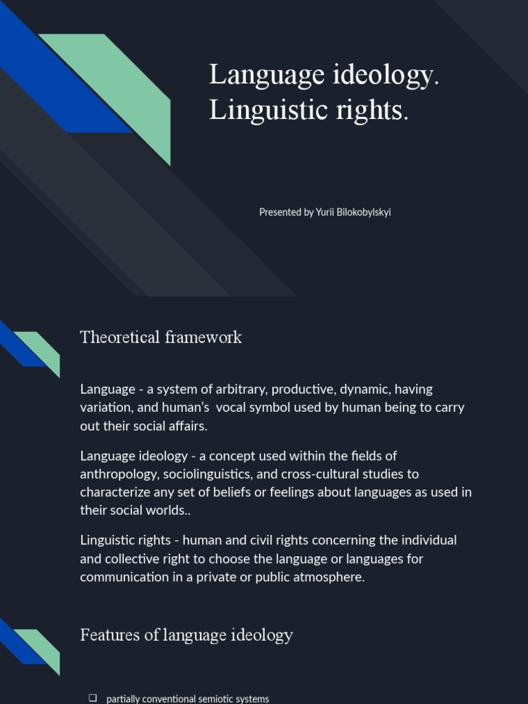 Understanding Language Ideology and Rights | PDF