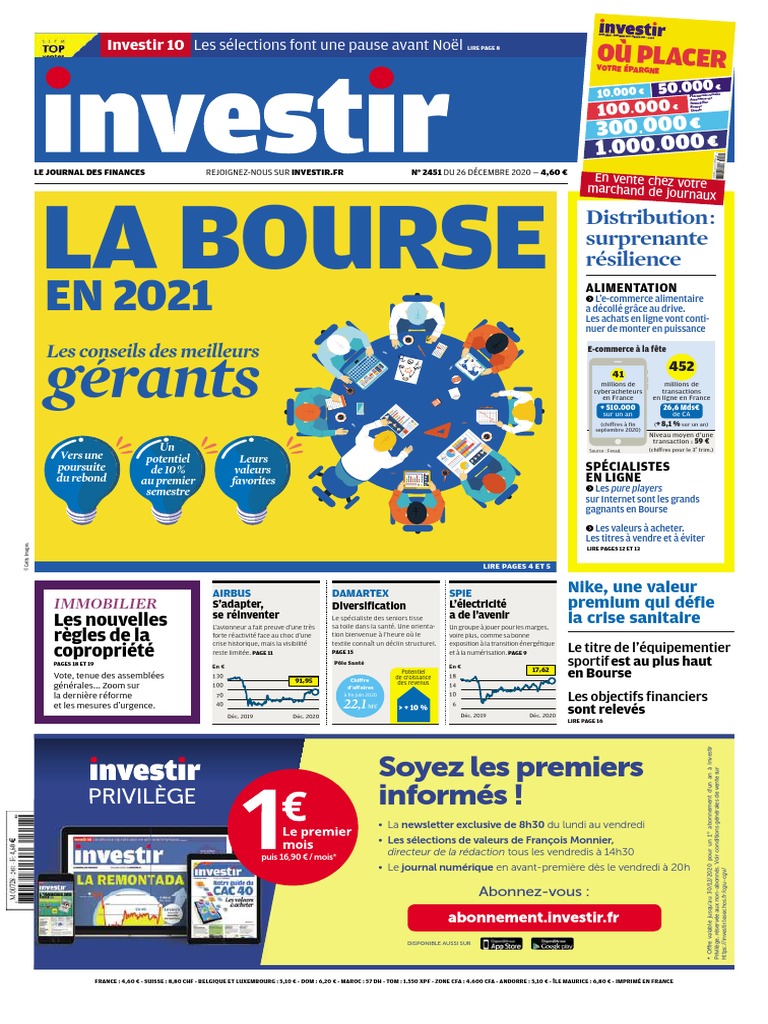 Cic Calendrier Débit Différé 2023 Investir - 26 D Cembre 2020B | Pdf | Économie | Finance (Général)