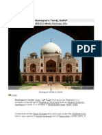 Humayun's Tomb, a Mughal architectural wonder